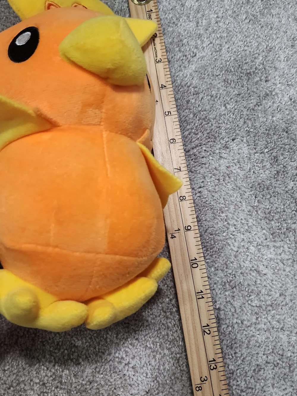 Torchic Pokemon Original Plush Stuffed 10” Toy Doll Pokemon Center Suction Cup